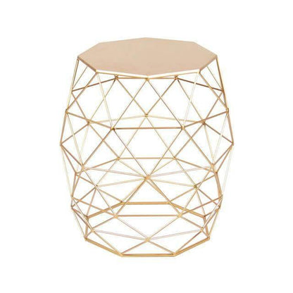 Luxury Gold Tone Bedside Table