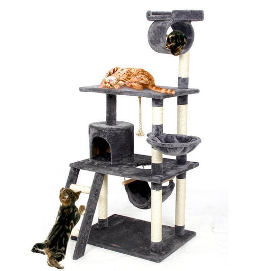 Sturdy Pet Wooden Climber Tower - Pexav