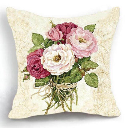 Beautiful Floral Pattern Pillow Cover