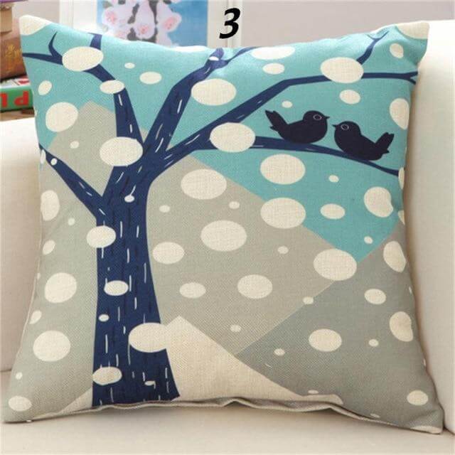 Beautiful Floral Pattern Pillow Cover