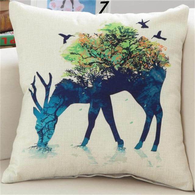 Beautiful Floral Pattern Pillow Cover