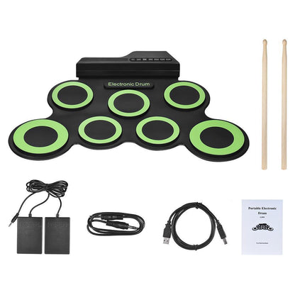 Compact Folding Digital Drum Kit Set
