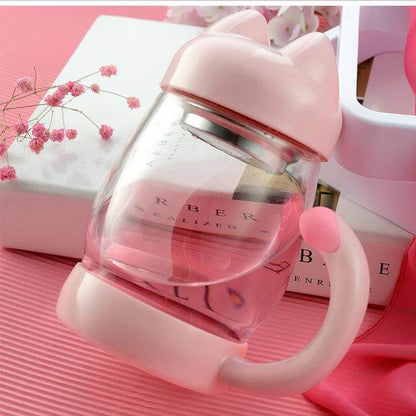 Adorable Kitty Coffee Mug With Infuser