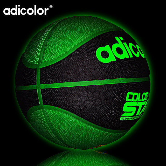 Bright Outdoor Rubber Basketball