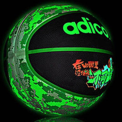 Bright Outdoor Rubber Basketball
