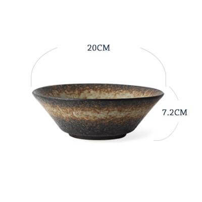 Traditional Asian Decorative Ceramic Dinner Bowls