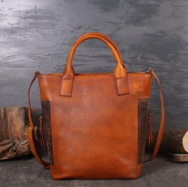 Classic Genuine Leather Crossbody Bag for Women