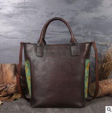 Classic Genuine Leather Crossbody Bag for Women