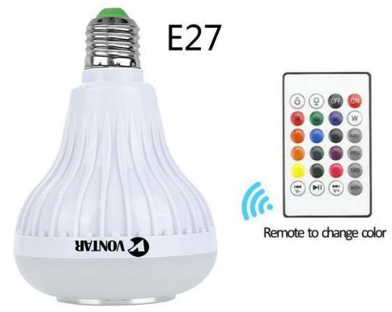 Color Changing LED Bulb Speaker