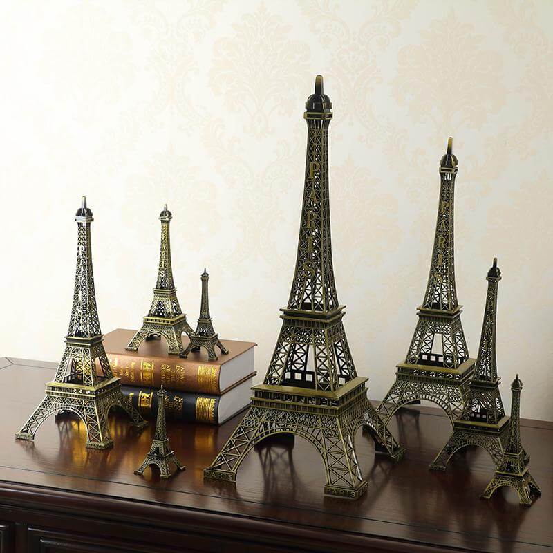 Vintage Paris Mini Eiffel Tower Figurine - Pexav
