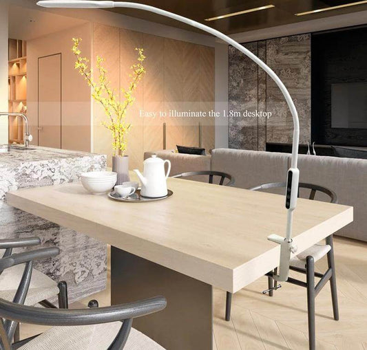 Adjustable Desk Lamp with LED Light and Remote - Pexav