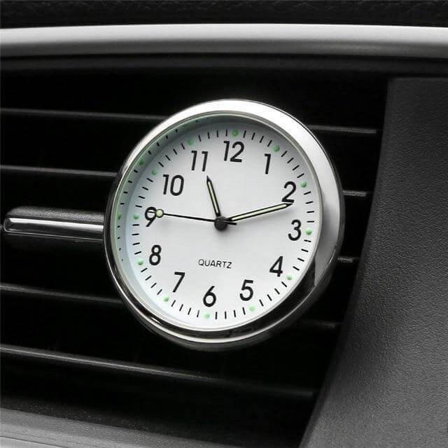 Round Auto Dashboard Clock Accessory