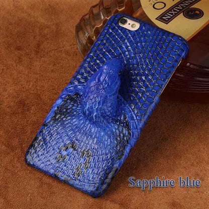 Unique Snake Skin iPhone Case with Snake Head Detail