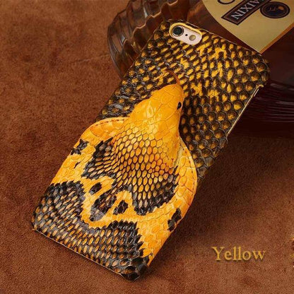 Unique Snake Skin iPhone Case with Snake Head Detail