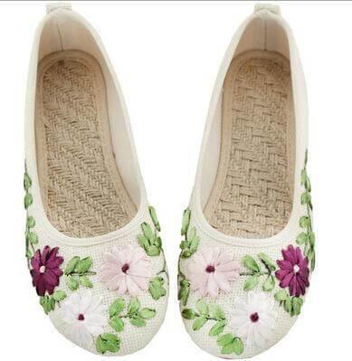 Classic Ballet Style Flat Shoes