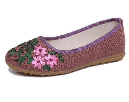 Classic Ballet Style Flat Shoes