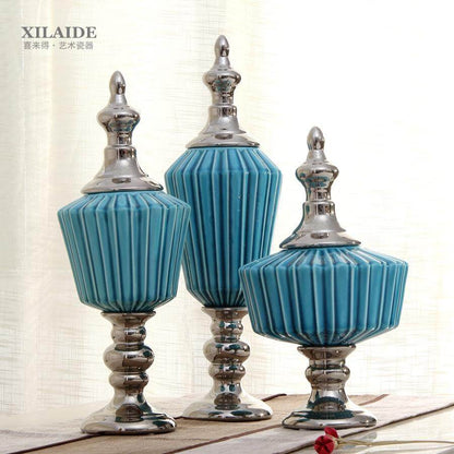 Classic Glass Decorative Storage Cookie Jars - Pexav