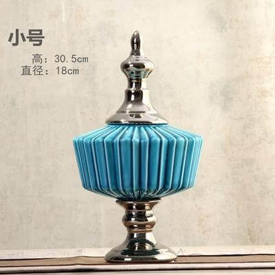 Classic Glass Decorative Storage Cookie Jars