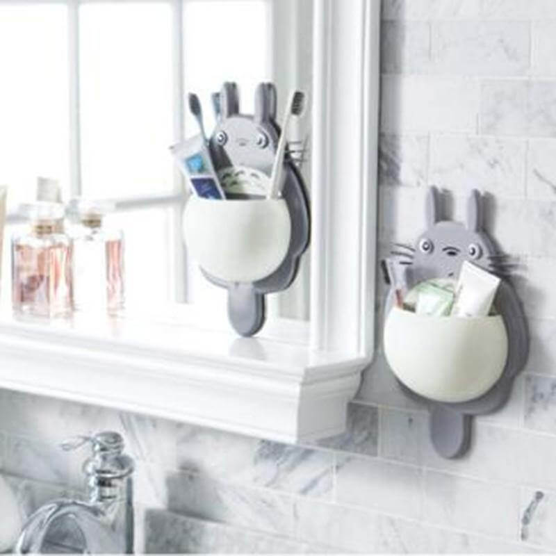 Convenient Bathroom Toothbrush Wall Mount Holder - Pexav