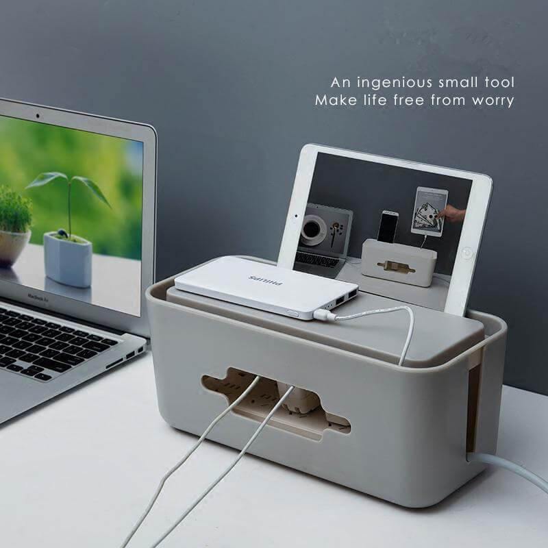 Wall Mount Cable Organizer Box - Pexav