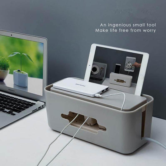 Wall Mount Cable Organizer Box - Pexav