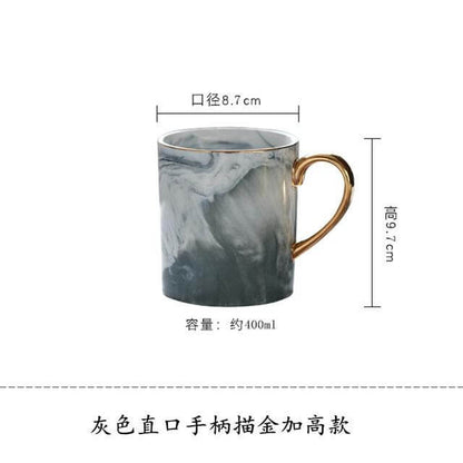 Luxury White Ceramic Coffee Mug