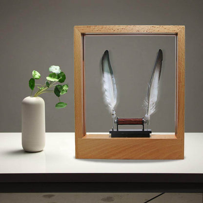 Soft Glow Feather LED Bedroom Nightlight