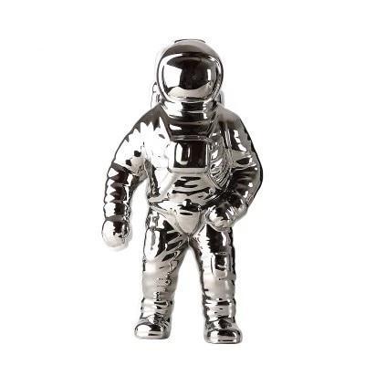 Space-Themed Floral Glass Vase