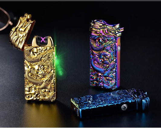 Windproof Electronic Arc Lighter for Camping - Pexav