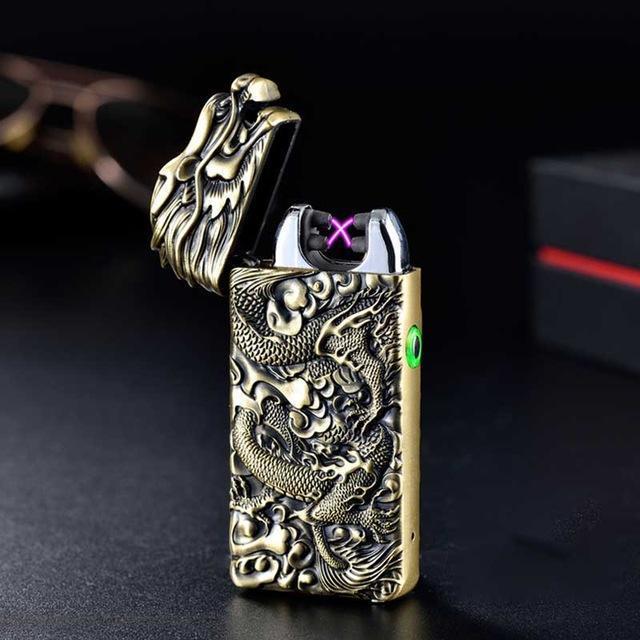 Windproof Electronic Arc Lighter for Camping