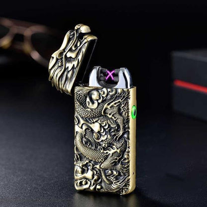 Windproof Electronic Arc Lighter for Camping
