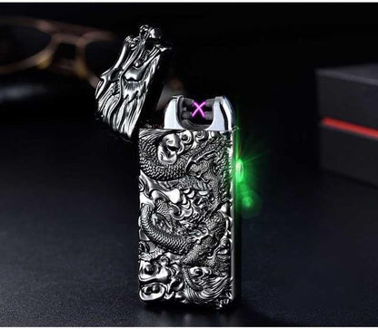 Windproof Electronic Arc Lighter for Camping