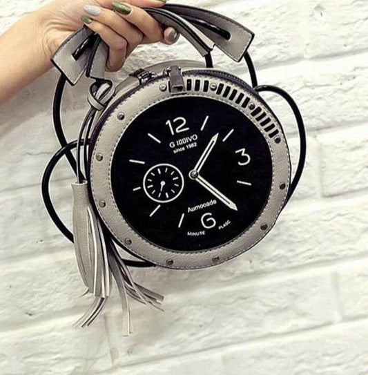 Fashionable Small Clock Shaped Purse - Pexav