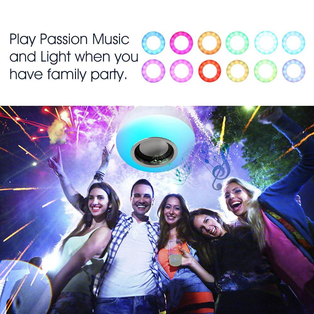 Color Changing LED Bulb Speaker