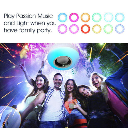 Color Changing LED Bulb Speaker