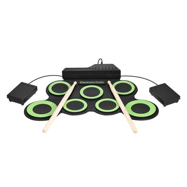 Compact Folding Digital Drum Kit Set - Pexav