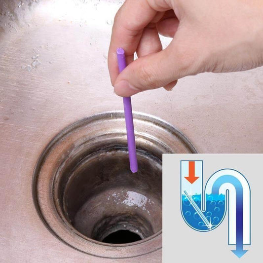 Effective 12-Pack Drain Cleaner for Kitchen and Bath - Pexav