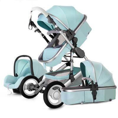 Compact 3 in 1 Baby Stroller with Storage Basket