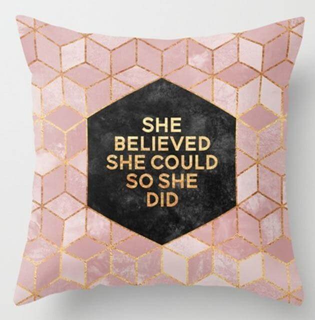 Unique Geometric Print Pillow Covers