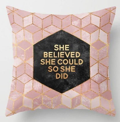 Unique Geometric Print Pillow Covers