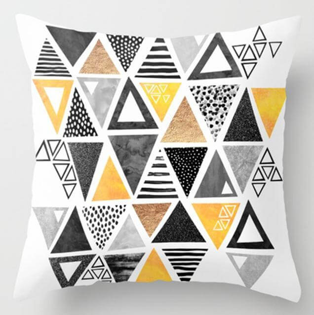 Unique Geometric Print Pillow Covers