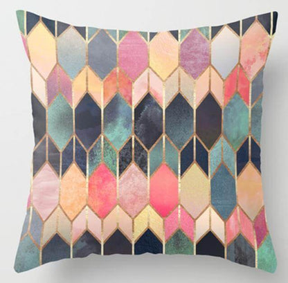 Unique Geometric Print Pillow Covers