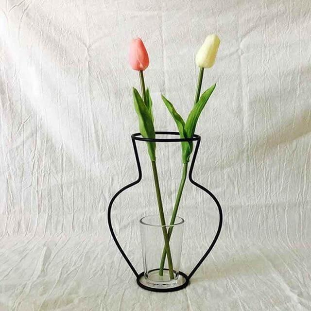 Beautiful Metal Floral Vase