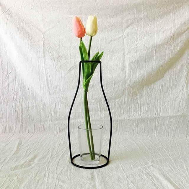 Beautiful Metal Floral Vase