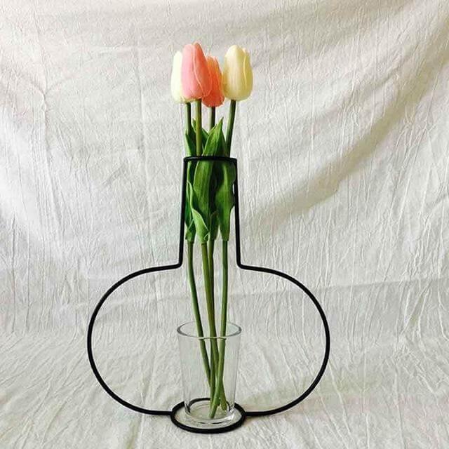 Beautiful Metal Floral Vase