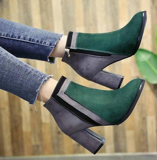 Luxury High Heel Ankle Boots for Women - Pexav