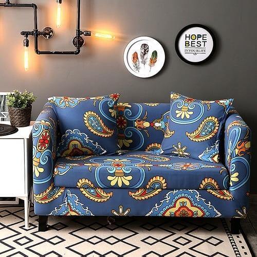 Bright Vibrant Stretch Loveseat Slipcovers