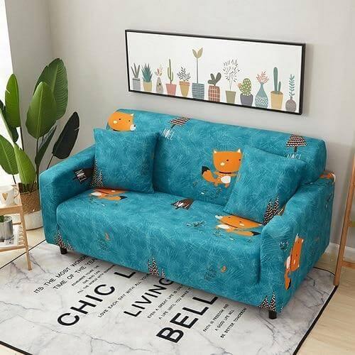 Bright Vibrant Stretch Loveseat Slipcovers