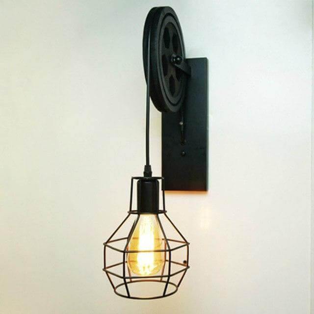 Unique Industrial Style Table Lamp