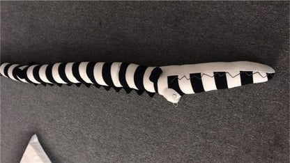 Soft Baby Crib Pillow with Fun Crocodile House Design